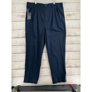 Polo Ralph Lauren Andrew Chino Pants Mens 46Bx34 Big Navy Blue NEW
